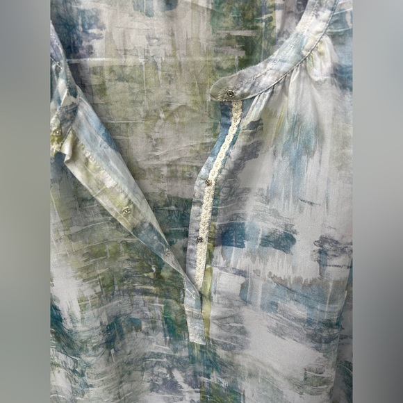 269.GO BY GO SILK Women’s Abstract Print Blouse - Picture 5 of 14